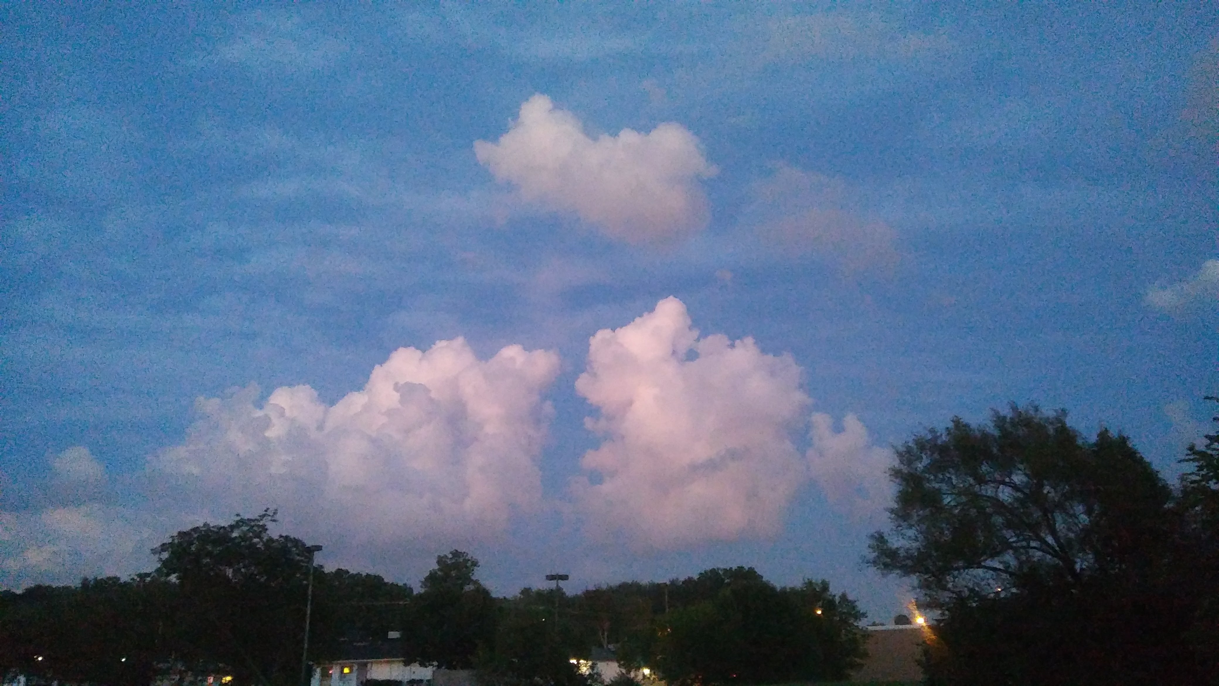 3 clouds in the sky